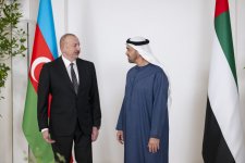 Состоялась встреча Президента Ильхама Алиева с Президентом Объединенных Арабских Эмиратов (ФОТО/ВИДЕО)