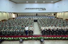 Состоялась встреча с уволенным в запас личным составом подразделений азербайджанской армии (ФОТО)