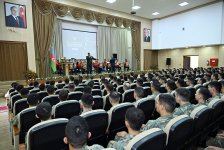 Состоялась встреча с уволенным в запас личным составом подразделений азербайджанской армии (ФОТО)