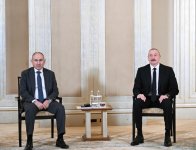 Завершилась встреча Президента Ильхама Алиева с Николом Пашиняном в Абу-Даби (ФОТО/ВИДЕО)
