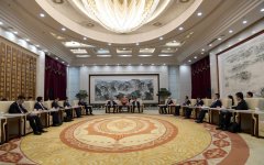 В порту Сиань назначен представитель АЖД и открыт контейнерный участок (ФОТО)