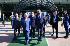Завершился визит Президента Сирии на переходный период Ахмеда аш-Шараа в Азербайджан (ФОТО)