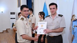 В азербайджанской армии состоялась церемония выпуска курсов по различным иностранным языкам (ФОТО)