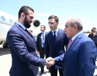 Президент Сирии на переходный период Ахмед аш-Шараа прибыл с рабочим визитом в Азербайджан (ФОТО)
