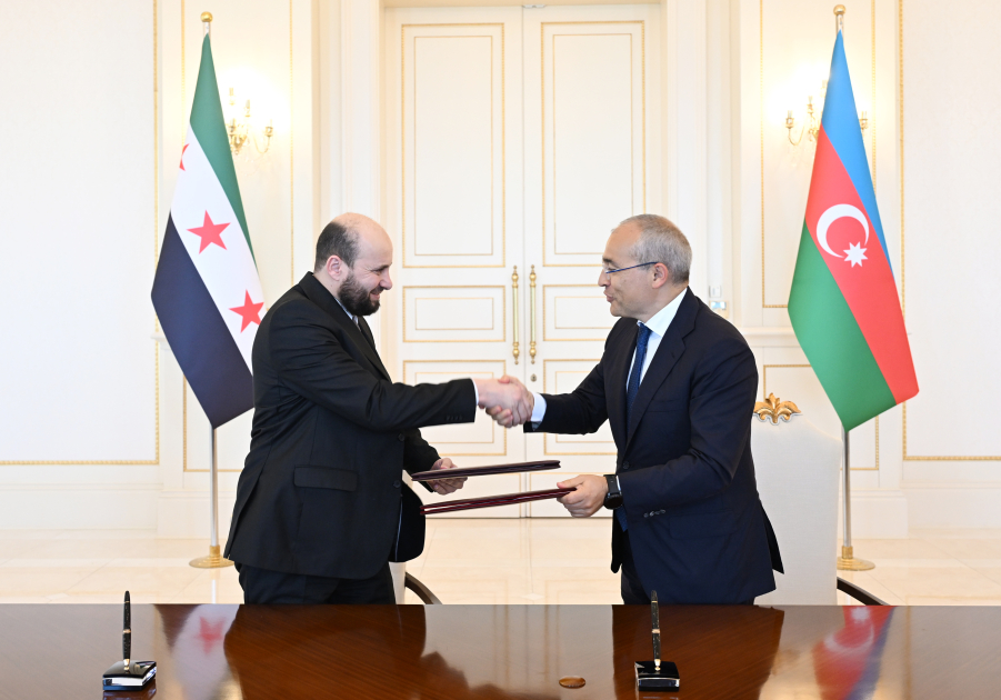 Между SOCAR и Правительством Сирийской Арабской Республики подписан Меморандум о взаимопонимании
(ФОТО)