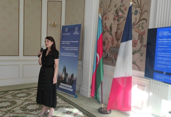 Cоветник посольства Азербайджана во Франции поблагодарила Baku Network за выставку, посвященную памяти журналистов-шехидов в Париже (ФОТО/ВИДЕО)