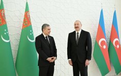Состоялась встреча Президента Ильхама Алиева с председателем Халк Маслахаты Туркменистана (ФОТО/ВИДЕО)