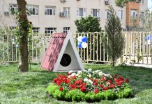 При участии вице-президента Фонда Гейдара Алиева Лейлы Алиевой в пользование жителей передан очередной благоустроенный двор (ФОТО)