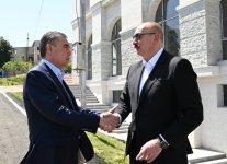 В Шуше состоялся совместный обед Президента Ильхама Алиева и Гурбангулы Бердымухамедова (ФОТО)