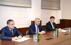Состоялась встреча руководителя Администрации Президента Азербайджана с делегацией Счетного органа ОАЭ (ФОТО)