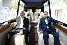Президент Ильхам Алиев и Гурбангулы Бердымухамедов ознакомились с выставкой «Гейдар Алиев и Карабах» в Центре творчества в Шуше (ФОТО)