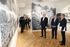 Президент Ильхам Алиев и Гурбангулы Бердымухамедов ознакомились с выставкой «Гейдар Алиев и Карабах» в Центре творчества в Шуше (ФОТО)