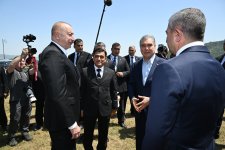 Президент Ильхам Алиев подарил Гурбангулы Бердымухамедову на Джыдыр дюзю карабахского скакуна по кличке "Достлуг" (ФОТО)