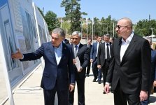 Президент Ильхам Алиев и председатель Халк Маслахаты Туркменистана ознакомились с ходом строительства Новой Шушинской мечети (ФОТО)