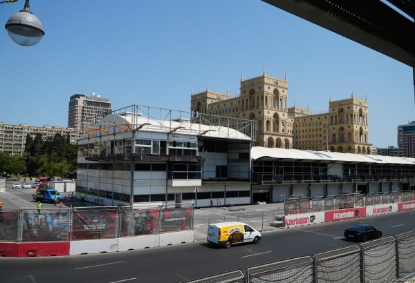 Для ускорения подготовки трассы Формулы-1 в Баку внедряются новейшие технологии