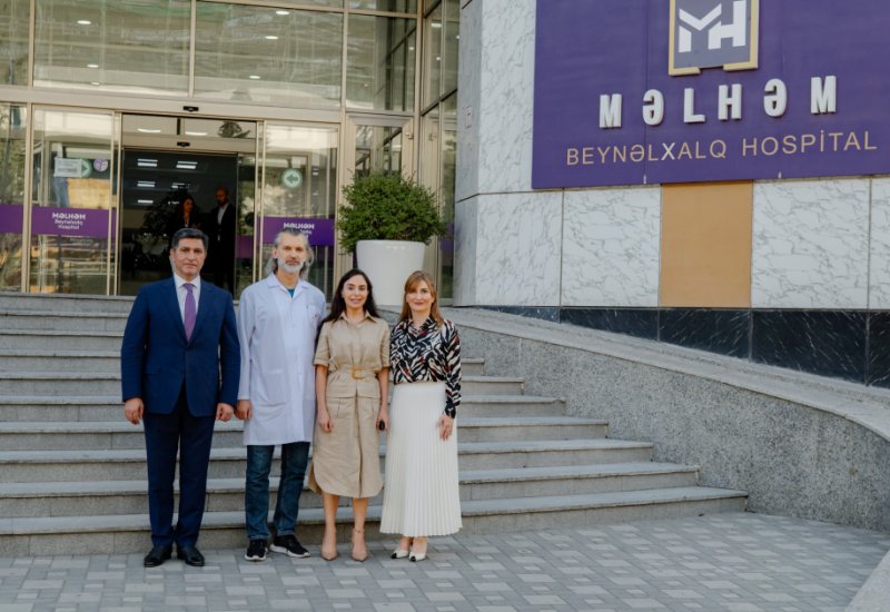Вице-президент Фонда Гейдара Алиева Лейла Алиева посетила Məlhəm Hospital (ФОТО)