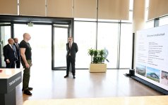 Президент Ильхам Алиев принял участие в открытии предприятия по производству табачных изделий в Агдамском промышленном парке (ФОТО)