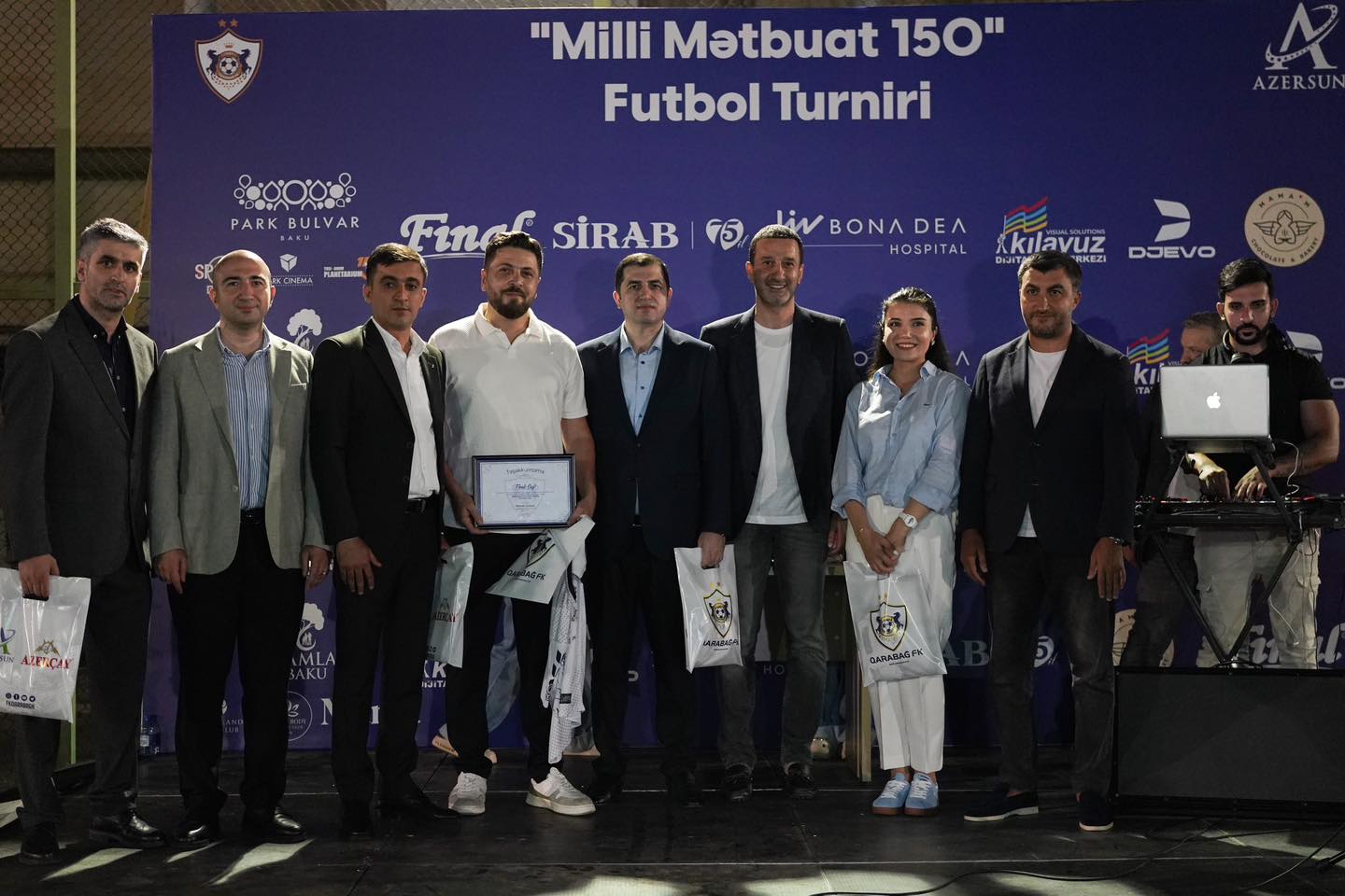 Состоялся турнир по мини-футболу, посвященный 150-летию национальной прессы Азербайджана (ФОТО)
