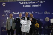 Состоялся турнир по мини-футболу, посвященный 150-летию национальной прессы Азербайджана (ФОТО)