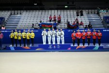 Азербайджанские гимнастки завоевали золотые медали на Универсиаде (ФОТО)