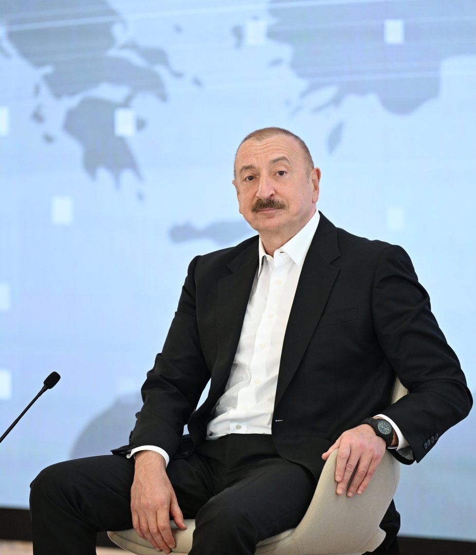 В Ханкенди состоялась встреча Президента Ильхама Алиева с участниками III Шушинского Глобального медиафорума (ФОТО/ВИДЕО)