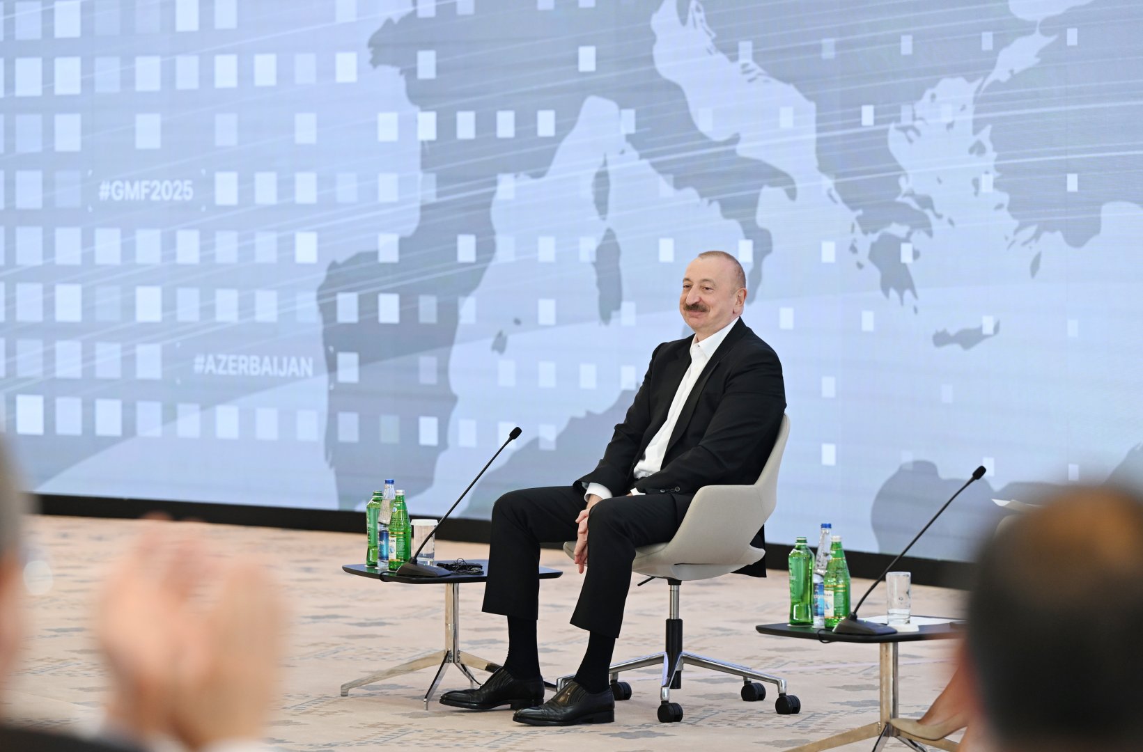 В Ханкенди состоялась встреча Президента Ильхама Алиева с участниками III Шушинского Глобального медиафорума (ФОТО/ВИДЕО)