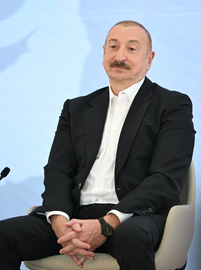 В Ханкенди состоялась встреча Президента Ильхама Алиева с участниками III Шушинского Глобального медиафорума (ФОТО/ВИДЕО)