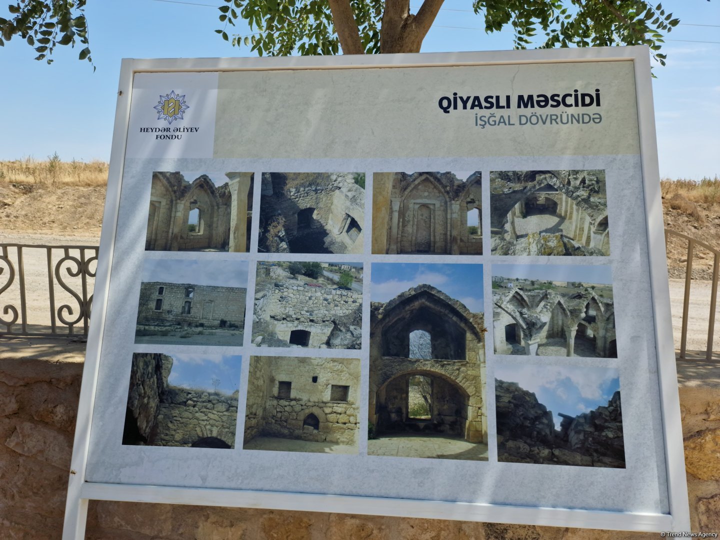Историческая мечеть в селе Гияслы подверглась армянскому вандализму (ФОТО)