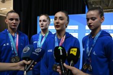 Азербайджанские гимнастки завоевали 2 золотые и 1 серебряную медаль на Универсиаде (ФОТО)