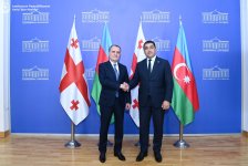 Джейхун Байрамов обсудил со спикером парламента Грузии стратегическое партнерство стран (ФОТО)