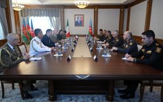 Обсуждено военное сотрудничество между Азербайджаном и Италией (ФОТО)