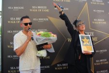 Сразу пять звезд-легенд 80-90-х зажглись на Walk of Fame в Баку (ФОТО)