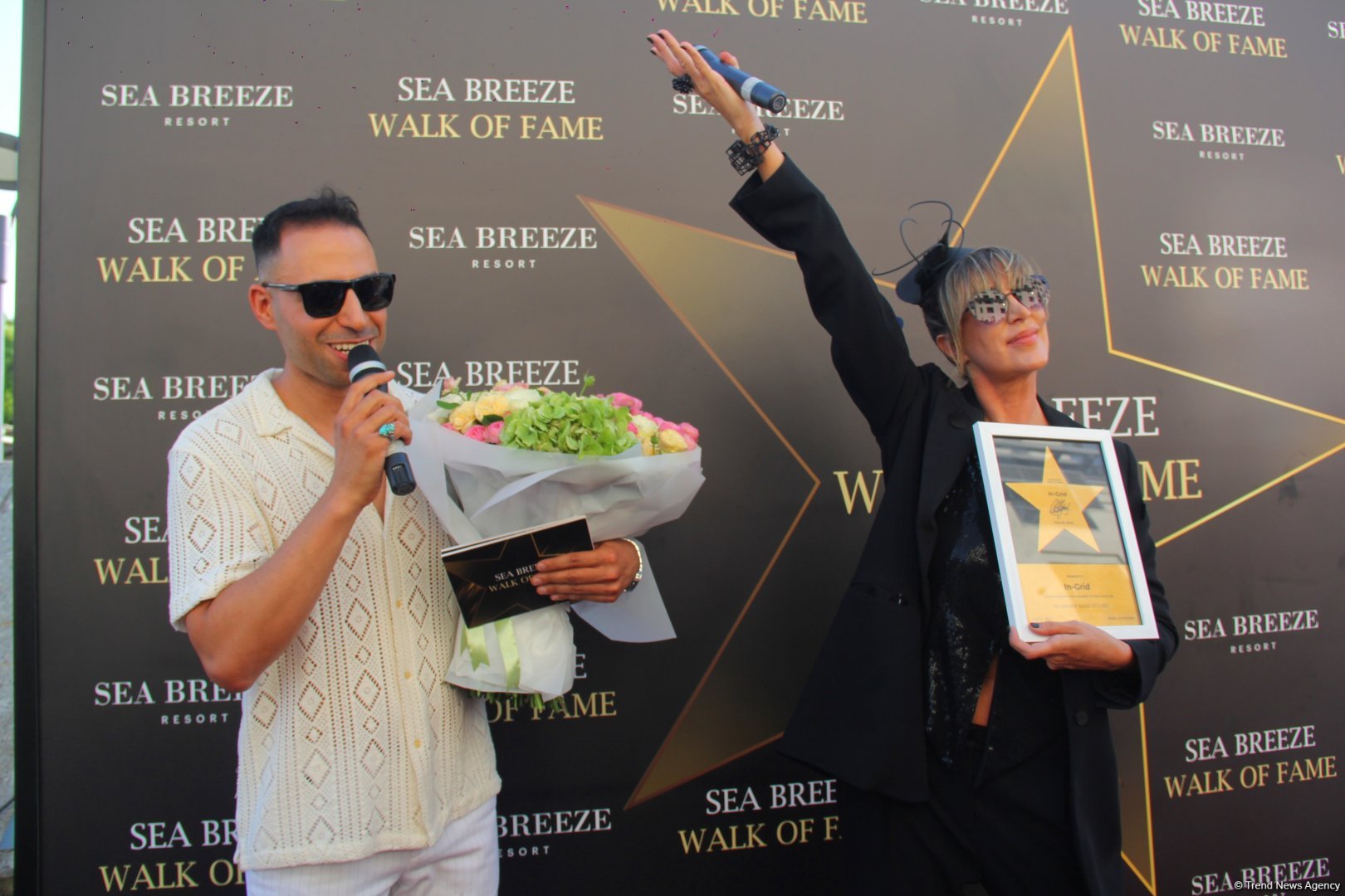 Сразу пять звезд-легенд 80-90-х зажглись на Walk of Fame в Баку (ФОТО)