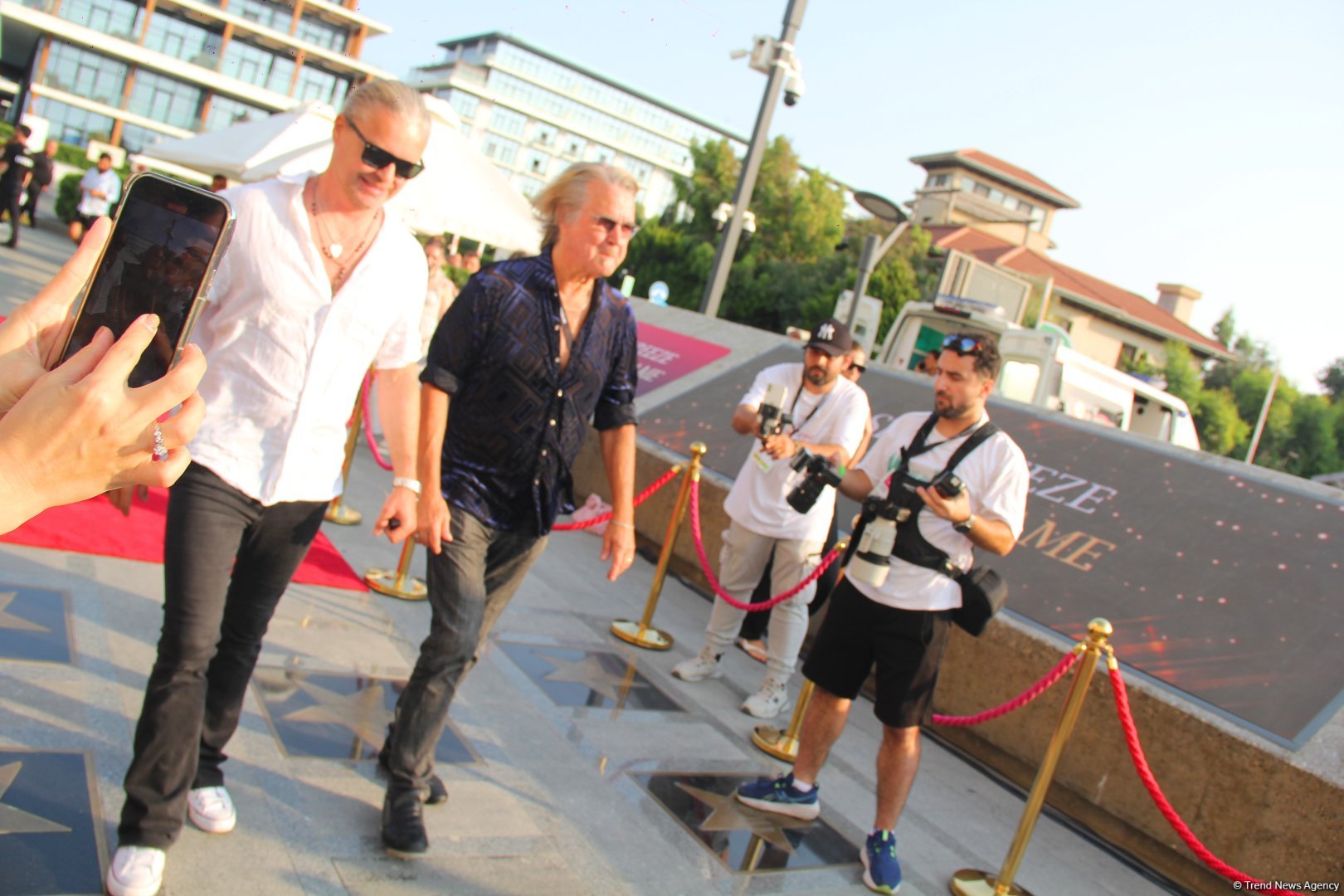 Сразу пять звезд-легенд 80-90-х зажглись на Walk of Fame в Баку (ФОТО)