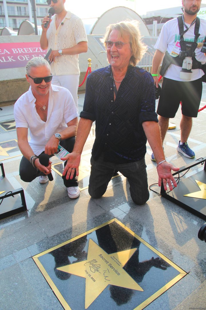 Сразу пять звезд-легенд 80-90-х зажглись на Walk of Fame в Баку (ФОТО)