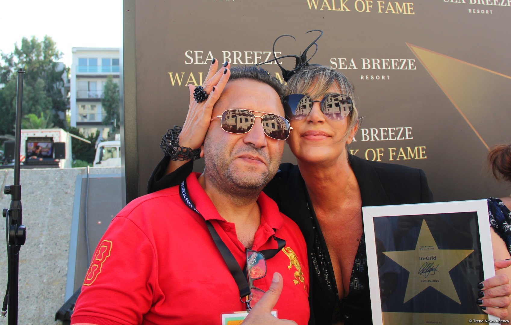 Сразу пять звезд-легенд 80-90-х зажглись на Walk of Fame в Баку (ФОТО)