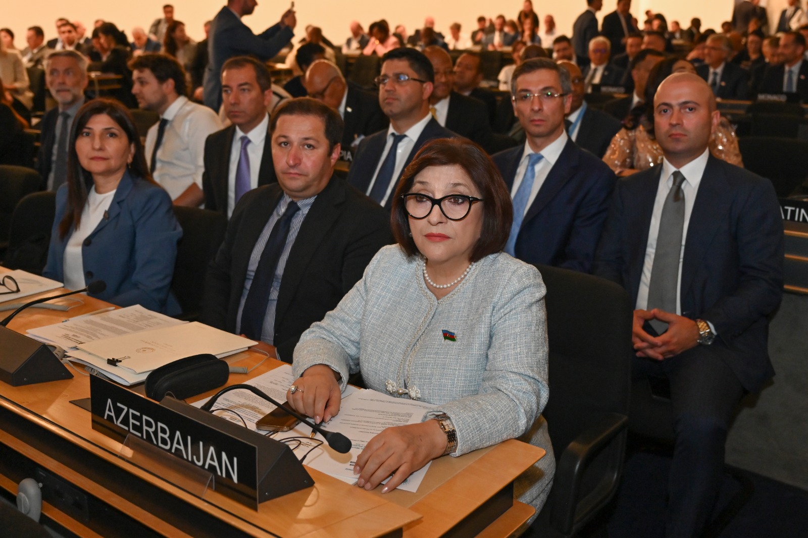 Сахиба Гафарова выступила на 6-й Всемирной Конференции Спикеров Парламентов (ФОТО)