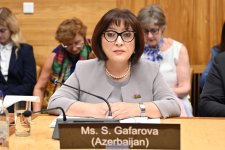 Сахиба Гафарова приняла участие в заключительном заседании комитета 6-й Всемирной конференции спикеров (ФОТО)
