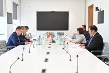 Сахиба Гафарова провела в Женеве встречи с коллегами из ряда стран (ФОТО)