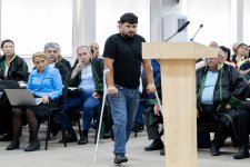 Пострадавшие в результате атак вооруженных сил Армении, жертвы мин и лица, подвергшиеся пыткам в плену, дали показания в суде (ФОТО)