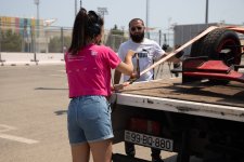 В Баку продолжается подготовка маршалов к Гран-при Азербайджана Формулы-1 Qatar Airways 2025 (ФОТО)
