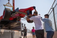 В Баку продолжается подготовка маршалов к Гран-при Азербайджана Формулы-1 Qatar Airways 2025 (ФОТО)