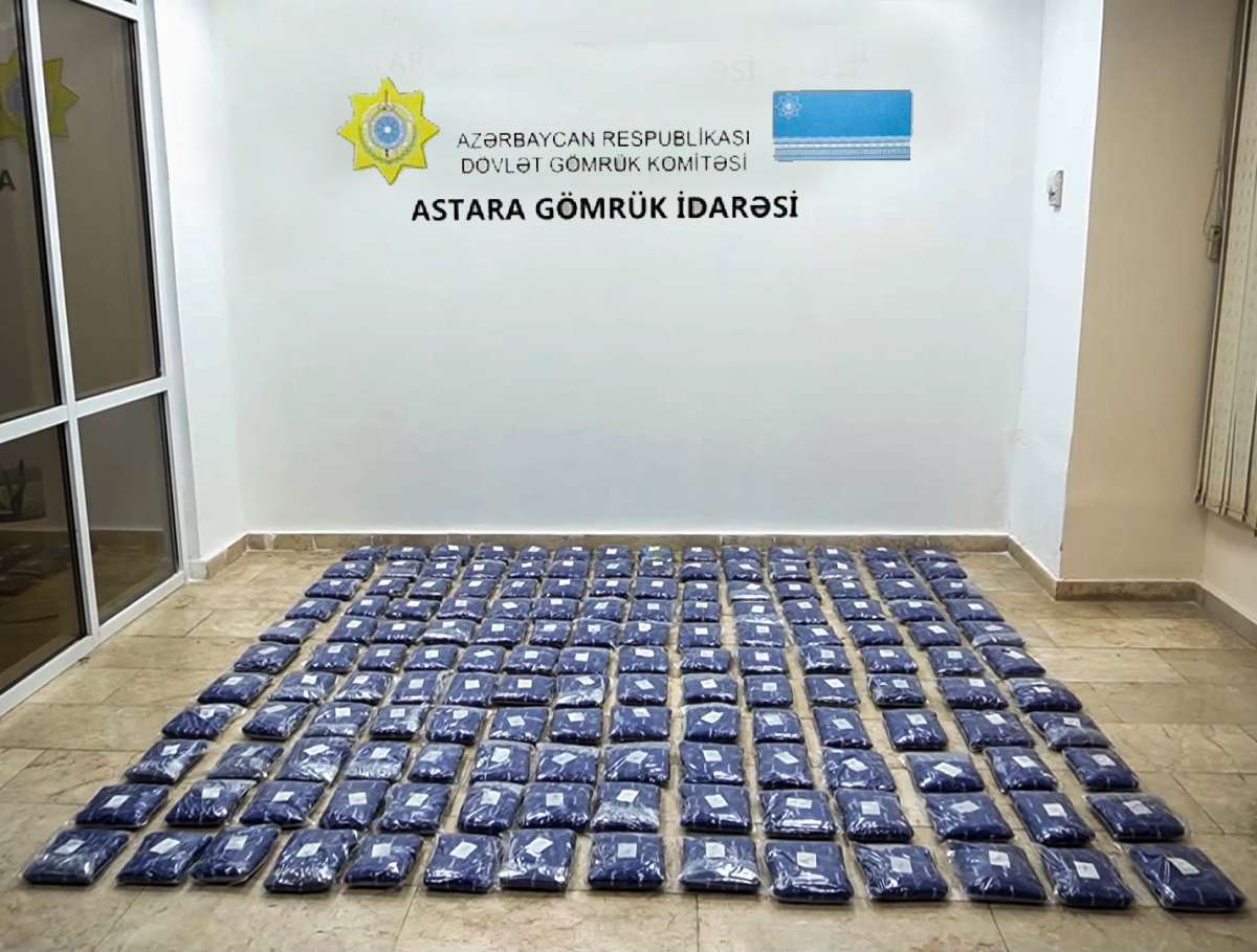 Предотвращен провоз крупной партии наркотиков из Ирана в Азербайджан (ФОТО)