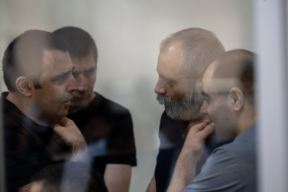 Пострадавшие в результате атак вооруженных сил Армении, жертвы мин, а также лица, находившиеся в плену и в заложниках, выступили с показаниями в суде (ФОТО)