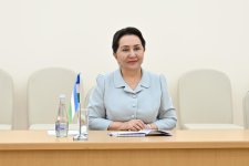 Сахиба Гафарова встретилась в Туркменистане со спикером Сената Олий Мажлиса Танзилой Нарбаевой (ФОТО)