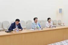 Сахиба Гафарова встретилась в Туркменистане со спикером Сената Олий Мажлиса Танзилой Нарбаевой (ФОТО)