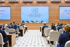 Севиль Микаилова представила доклад от имени Межпарламентского союза IPU на конференции ООН LLDC3 в Авазе (ФОТО/ВИДЕО)