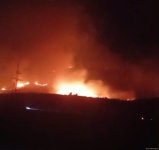 В лесном массиве в Агдеринском районе вспыхнул пожар (ФОТО)