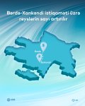 Увеличено количество рейсов по маршруту Барда-Ханкенди (ФОТО)