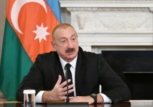 Президент Ильхам Алиев в Белом доме выступил с заявлением для прессы (ФОТО)
